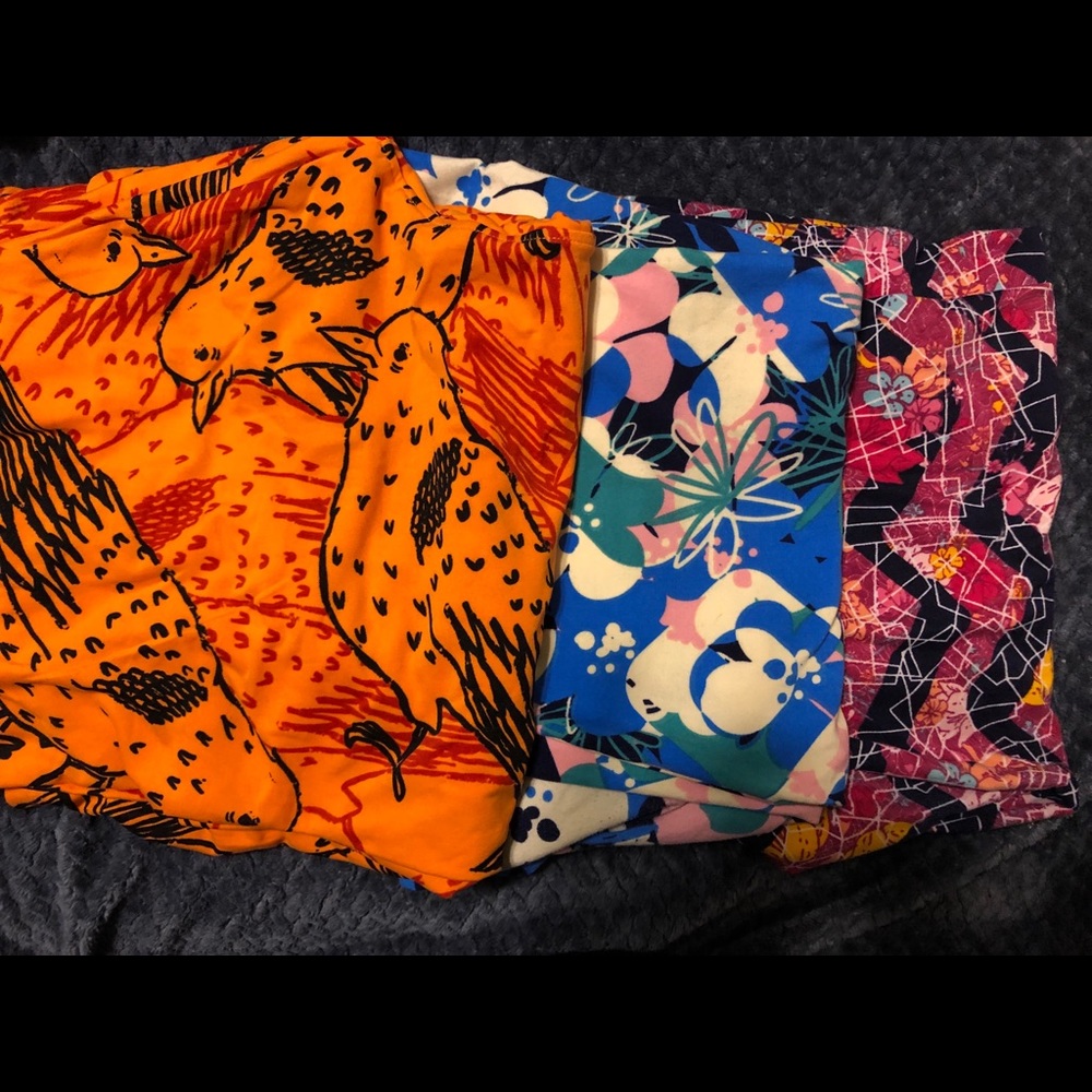 LuLaRoe Leggings lot of 3 Brand New TC2